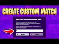 How to Create Custom Match in Fortnite (2024) - How to Join Private Match in Fortnite
