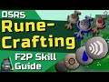 1-99 F2P Runecrafting Guide - OSRS F2P Skill Guide