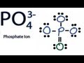 PO4 3- Lewis Structure: How to Draw the Lewis Structure for PO4 3-