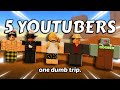 5 YOUTUBERS have a TERRIBLE roadtrip... | A dusty trip