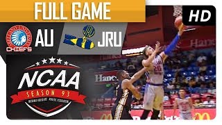 AU vs. JRU | NCAA 93 | Full Game | 2nd Quarter | July 18, 2017