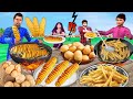 French Fries Vs Potato Twisters Street Food Eating Challenge Hindi Kahani Moral Stories Comedy Video