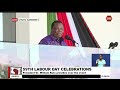Francis Atwoli, COTU SG Speech during the 59th Labour Day celebrations, Uhuru Gardens.