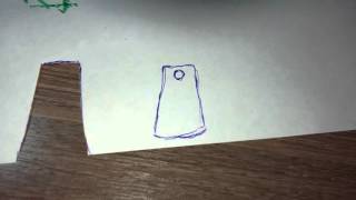 Как сделать плащ для минифигурки лего из бумаги.