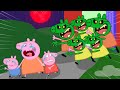 Peppa Pig Run Now, Giant zombie is coming!!! | Peppa Pig Funny Animation