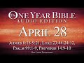 April 28 - One Year Bible Audio Edition