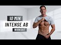 10 MIN INTENSE AB WORKOUT - Six Pack Abs At Home (No Equipment)