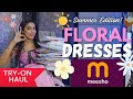 Latest collection😍 *FLORAL DRESSES* 🌸from MEESHO👗| Tryon | Honest Review | gimaashi