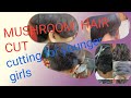 কতো বড় মেয়ে, চুলটা কেটে কতো ছোটো করলো🤔 Mushroom cut with Side -swept bangs /for young girl #yt