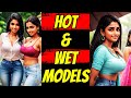 [AI Art] Lookbook Hot & Wet Girls in Rain | garam ladkiyaan bheegi raton mein