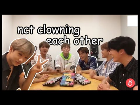 nct clowning each other