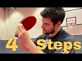 4 Steps with Dimitrij Ovtcharov to learn the Worlds Best Tomahawk Serve
