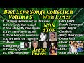 BEST LOVE SONGS COLLECTION (WITH LYRICS) VOLUME 5.