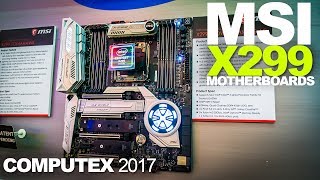 MSI X299 Motherboards for Intel X-Series