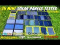 15 Mini Portable Solar Panels Tested! 5w-60w (SunJack, Goal Zero, BioLite, AllPowers, FlexSolar)