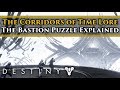 Destiny 2 Lore - The Corridors of Time Puzzle Explained! Bastion Exotic Weapon Lore!