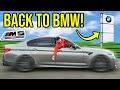 REBUILDING A WRECKED BMW M5 THEN TAKING IT BACK TO BMW