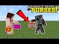 Minecraft: PURSES!!! (SMACK PEOPLE, LOOK EPIC, & BLOW UP BLOCKS!) Mod Showcase