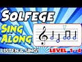 Solfege Sing Along Video (sol-mi-la) Level 1-4