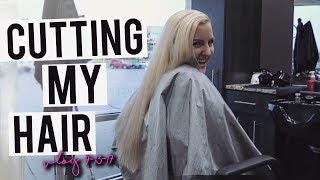 CHOPPING MY HAIR OFF!! NEW SHORT HAIRCUT!!! VLOG 2017 || Kellyprepster