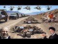 Irani Fighter Jets & War Helicopter & Drone Attack on Israeli Oil Supply Convoy in Jerusalem - GTA v