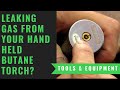 Repairing The Valve On A Hand Held Butane Jewelry Torch - Butane Torch Repair