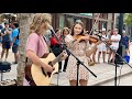 Crowd STOPS for AMAZING Street Performance | Stand By Me - Karolina Protsenko & Oscar Stembridge