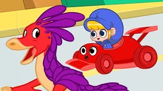 Morphle the race car chases a bad magic pet - my magic pet morphle episodes for kids