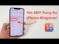 (2021) How to set ANY Song as iPhone Ringtone - Free and No Computer!