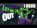 FNAF GLITCHTRAP SONG "Let Me Out" (feat. Dawko) Lyric Video [1 Hour Version]