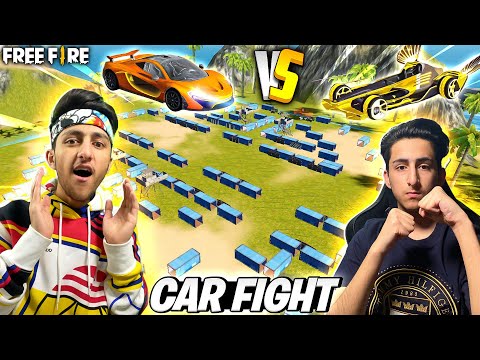 Car Fight In Free Fire Craftland Custom 4 Vs 4 Best Funny Gameplay 😂 Garena Free Fire