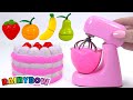 Lets Create a Birthday Dinner Party | Toy Kitchen Cooking & Learning Video