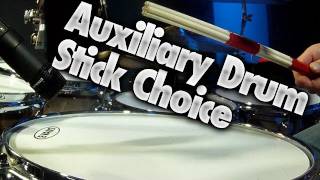 Auxiliary Drum Stick Choice - Drum Lessons