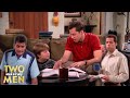 Charlie Handles an Ex With a Kid | Two and a Half Men