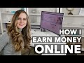 4 Ways I ACTUALLY Make Money Online