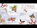 EVERYTHING You Need to Master EASY Endless Christmas Card Possibilities! EASY Christmas Card Ideas!