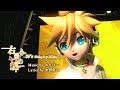 [60fps Full風]Butterfly on My(Your) Right Shoulder 右肩の蝶 -Kagamine Len Rin 鏡音レン リン DIVA English romaji