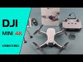 DJI Mini 4K - unboxing and weighing the drone