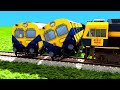 HIGHEST SPEED TRAIN BIGGEST HITS THE 2 MEMU TRAINS AT MAIN RAILWAY LINE|▶️ Train Simulator|Raikworks