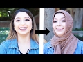 Women Try Wearing Hijabs For Hijab Day