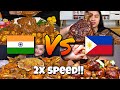 2x Speed!! 🔥ASMR INDIA vs PHILLIPINE Mukbang Eating Compilations 🇮🇳🇵🇭 Fast Motion Eating Mukbang 🤤