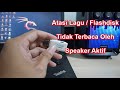 Flashdisk solutions cannot be read by active speakers and car audio