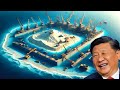 إنشاء الصين لميناء ضخم على بُعد 30 كيلومتراً من الساحل أذهل المهندسين الأمريكيين!!