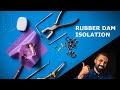 Dental rubber dam isolation بالعربي