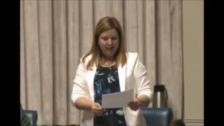 Sarah Guillemard May 31, 2017 Members Statement