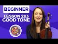 Irish Fiddle Lesson 2 & 3 - [Creating A Good Tone] Fiddle Basics