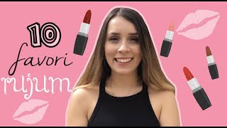 10 FAVORİ RUJUM | Bengisu Alkaç