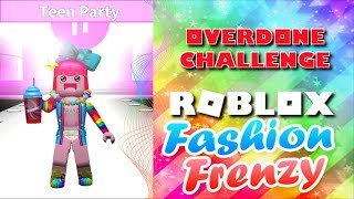 Overdoing It Challenge⭐Roblox Fashion Frenzy NEW UPDATE⭐SallyGreenGamer Geegee92 Family Friendly