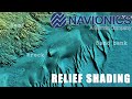 Navionics Relief Shading - how to set up and find fishing hotspots on app and fishfinder