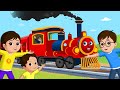 Chuk Chuk Rail Gadi + Nani Teri Morni Ko Mor Le Gaye - FunForKidsTV Hindi Rhymes